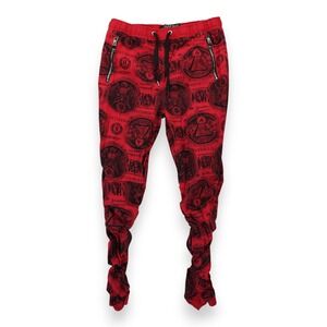 Switch Remarkable Men's Jogger Money Print Size Large ~ Red
